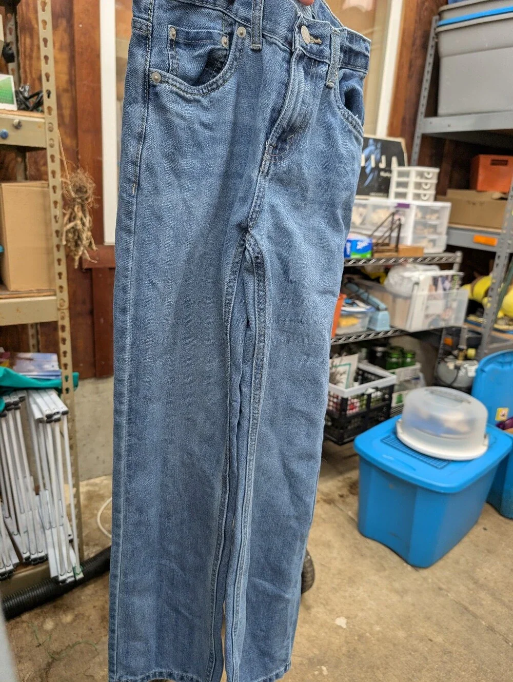 3 Pairs Of Levi's Boy's 505 Jeans in Blue Denim 12 + 14